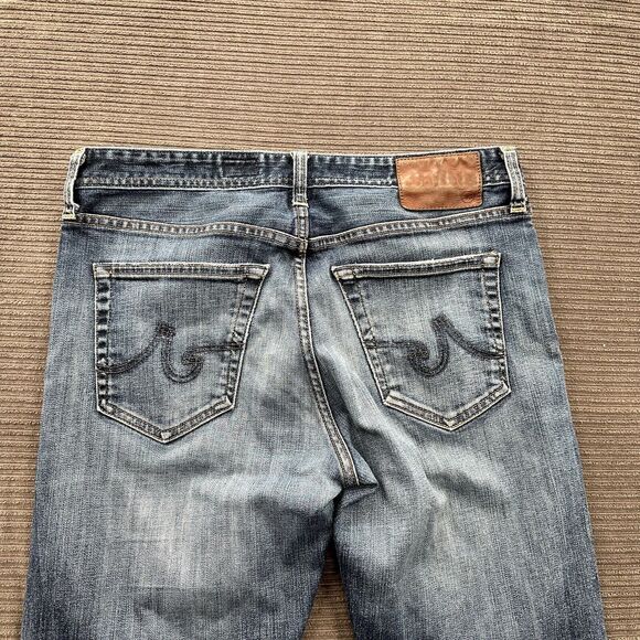 Adriano Goldschimed Jeans Men 32/34 (32/30 Measured) Blue The Graduate Tailored. - Picture 10 of 11